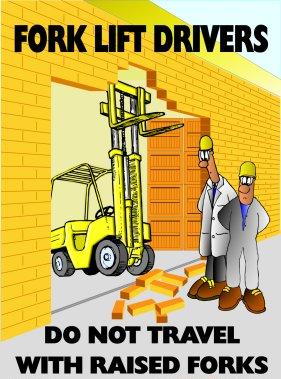 Safety Poster - Forklift